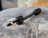 Titanium String Stop for bows with 5/16-24 threaded riser connection, designed for enhanced bow control and reduced vibration