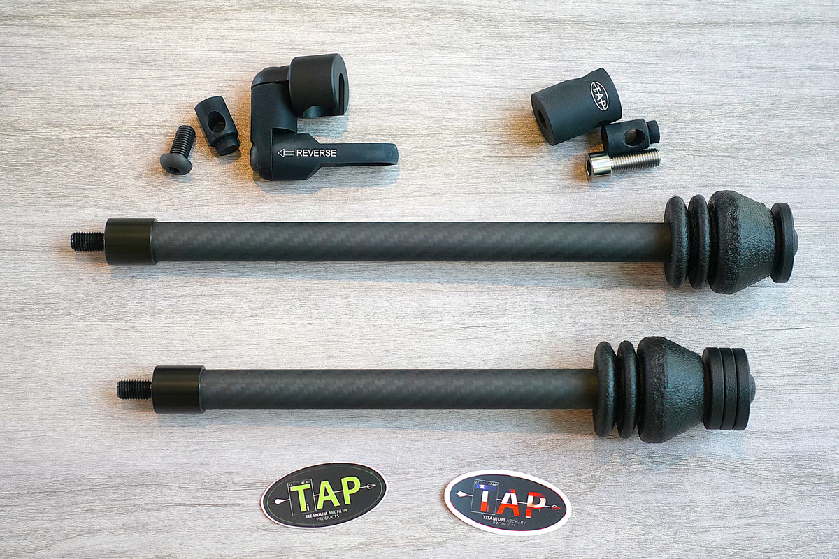 TAP DOA Lightweight Bow Stabilizer Systems | Titanium Archery Products