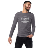 TAP Fitted Long Sleeve Shirt for Men featuring front and back prints in archery apparel for men