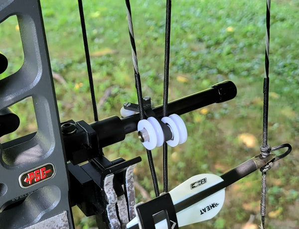 Estink Aluminum Archery Cable Slide - Low Friction Roller Glide For Compound Bows