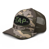 TAP logo Camouflage trucker hat