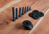 4 oz NON-Threaded Weight Stack with Button Head Screws for archery weight stack accessories