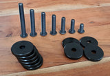 3 oz high performance archery weight stack with 1-1/4 inch button head screws for stabilizers