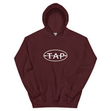 TAP (white logo) Unisex Hoodie - Front & Back printed