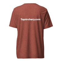 TAP (white logo) Fitted T-Shirt - Front & Back Printed